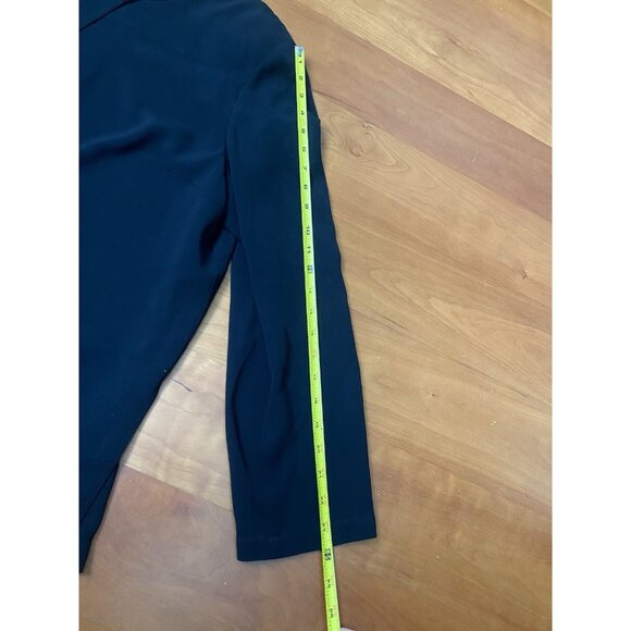 Marina Rinaldi Blouse Layering Top 21 / US Medium / Large Black Italy - Picture 10 of 10